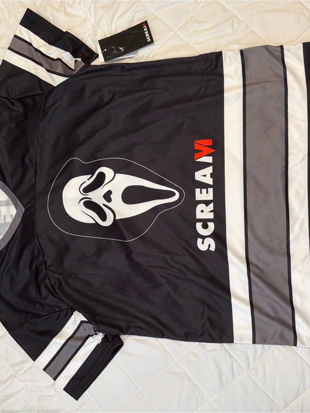 Black Ghost Face Jersey